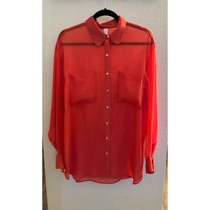 American Apparel Chiffon Shirt